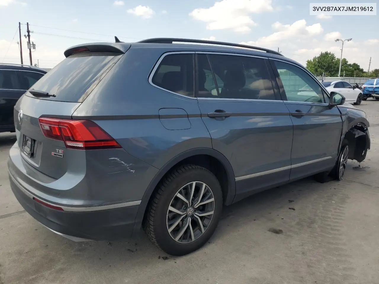 2018 Volkswagen Tiguan Se VIN: 3VV2B7AX7JM219612 Lot: 62842385