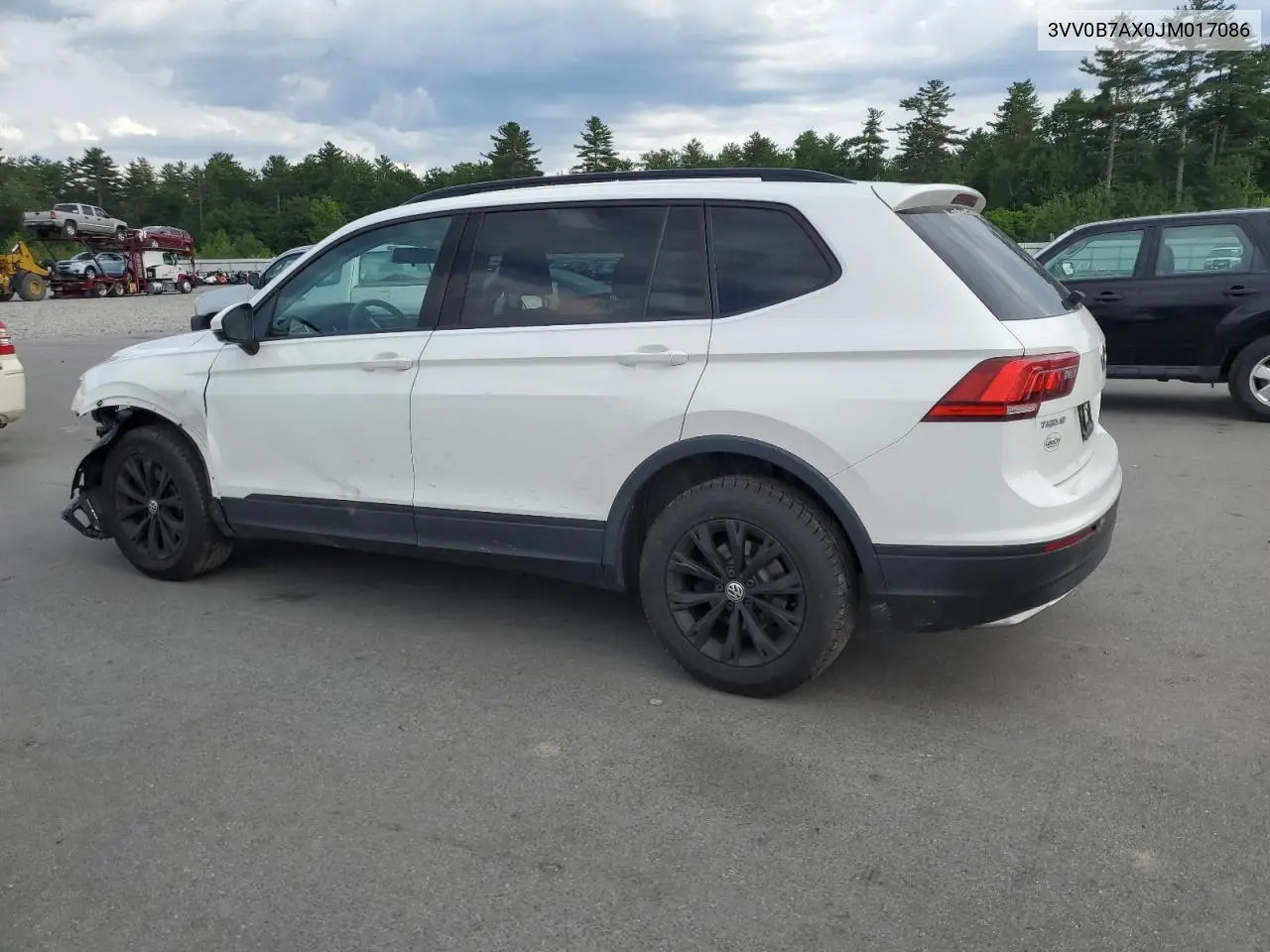 2018 Volkswagen Tiguan S VIN: 3VV0B7AX0JM017086 Lot: 63198355