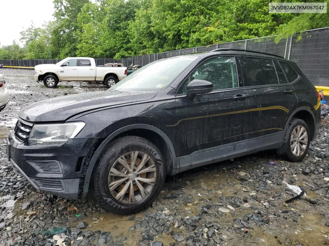 2019 Volkswagen Tiguan S VIN: 3VV0B7AX7KM067047 Lot: 55693685