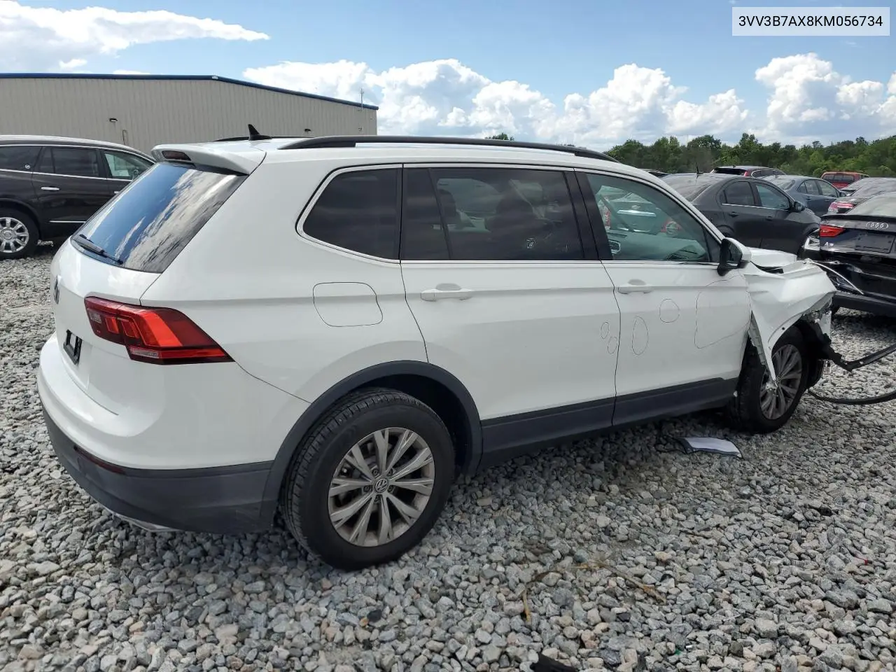 2019 Volkswagen Tiguan Se VIN: 3VV3B7AX8KM056734 Lot: 56508495