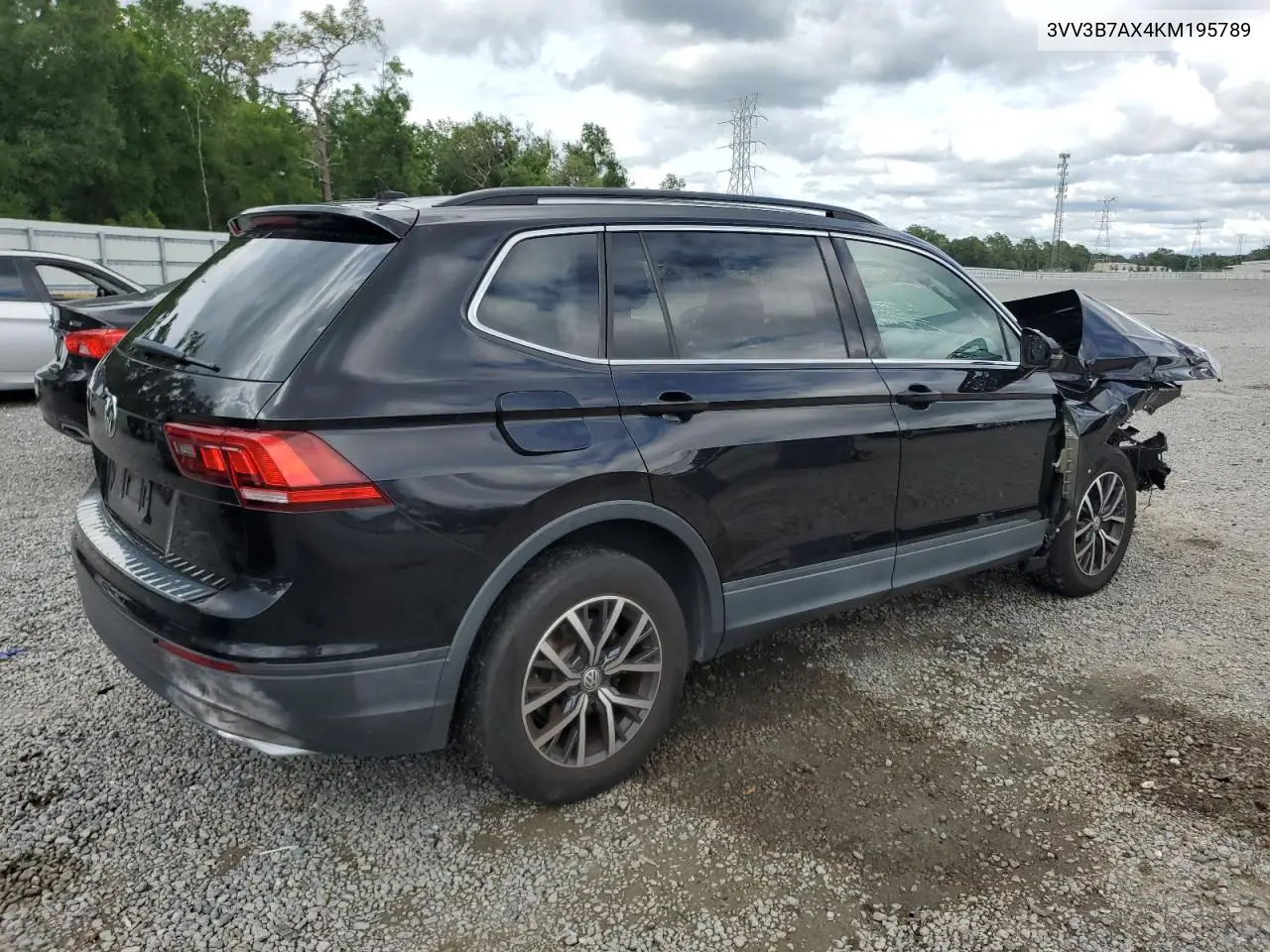 2019 Volkswagen Tiguan Se VIN: 3VV3B7AX4KM195789 Lot: 56590015