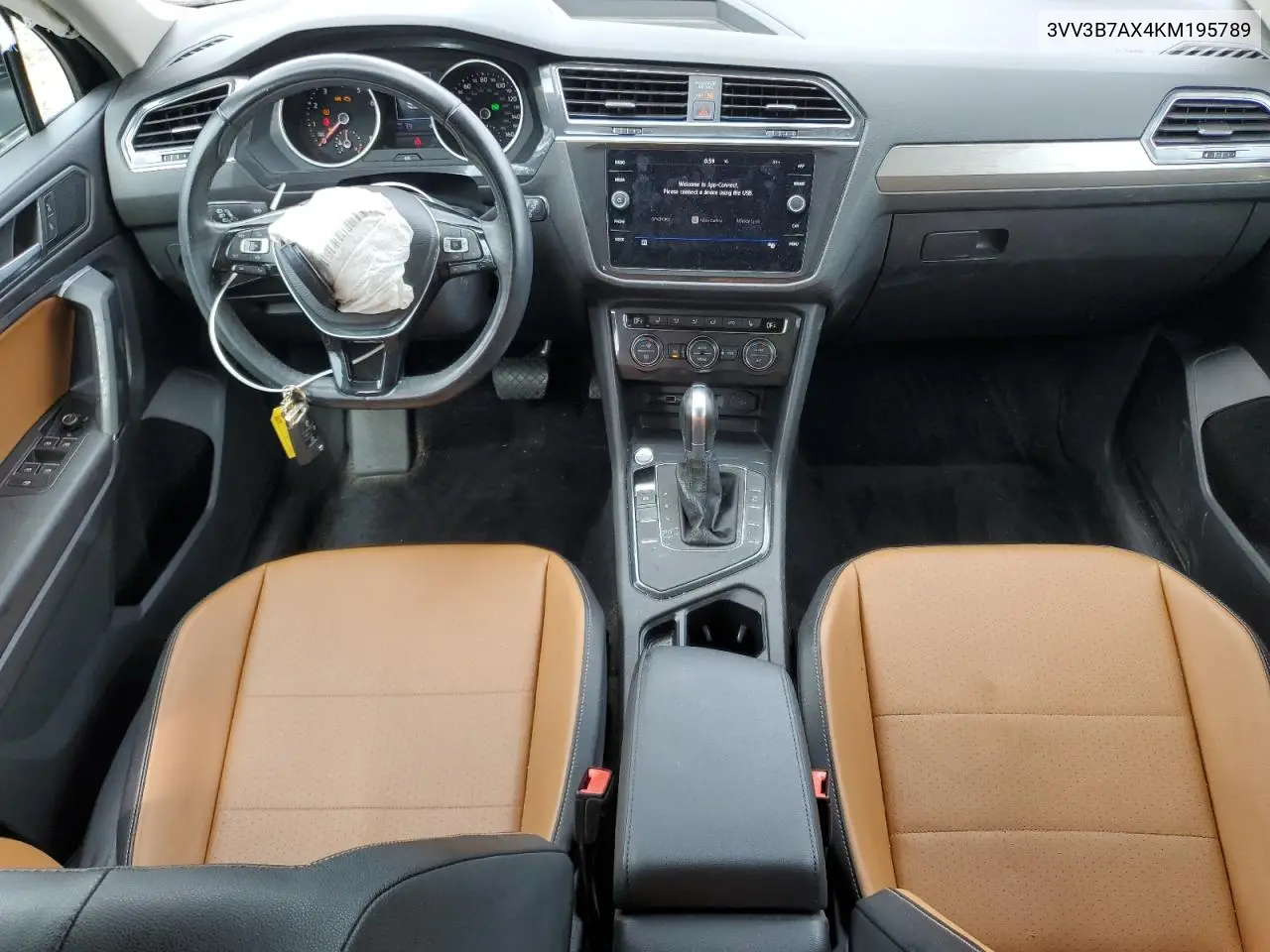 2019 Volkswagen Tiguan Se VIN: 3VV3B7AX4KM195789 Lot: 56590015