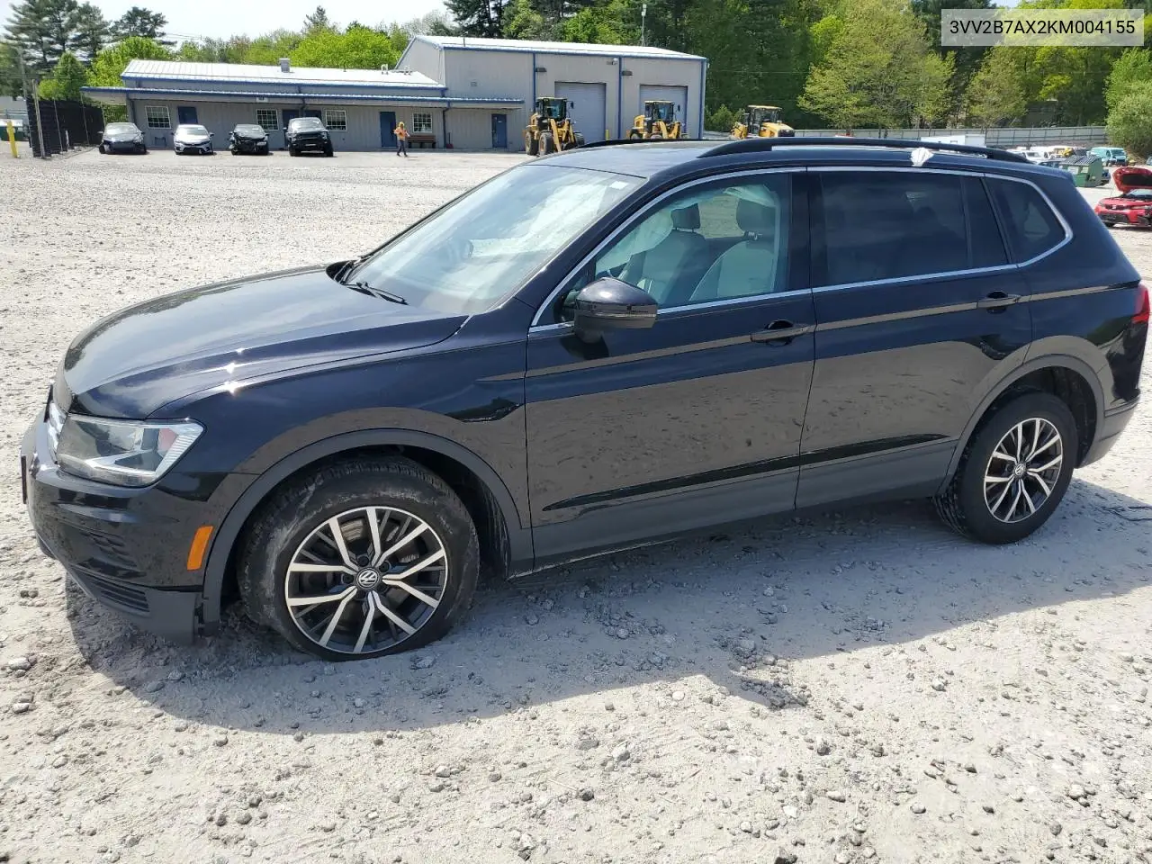 2019 Volkswagen Tiguan Se VIN: 3VV2B7AX2KM004155 Lot: 56887475