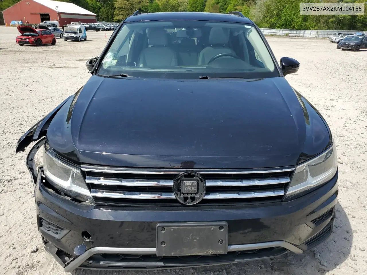 2019 Volkswagen Tiguan Se VIN: 3VV2B7AX2KM004155 Lot: 56887475
