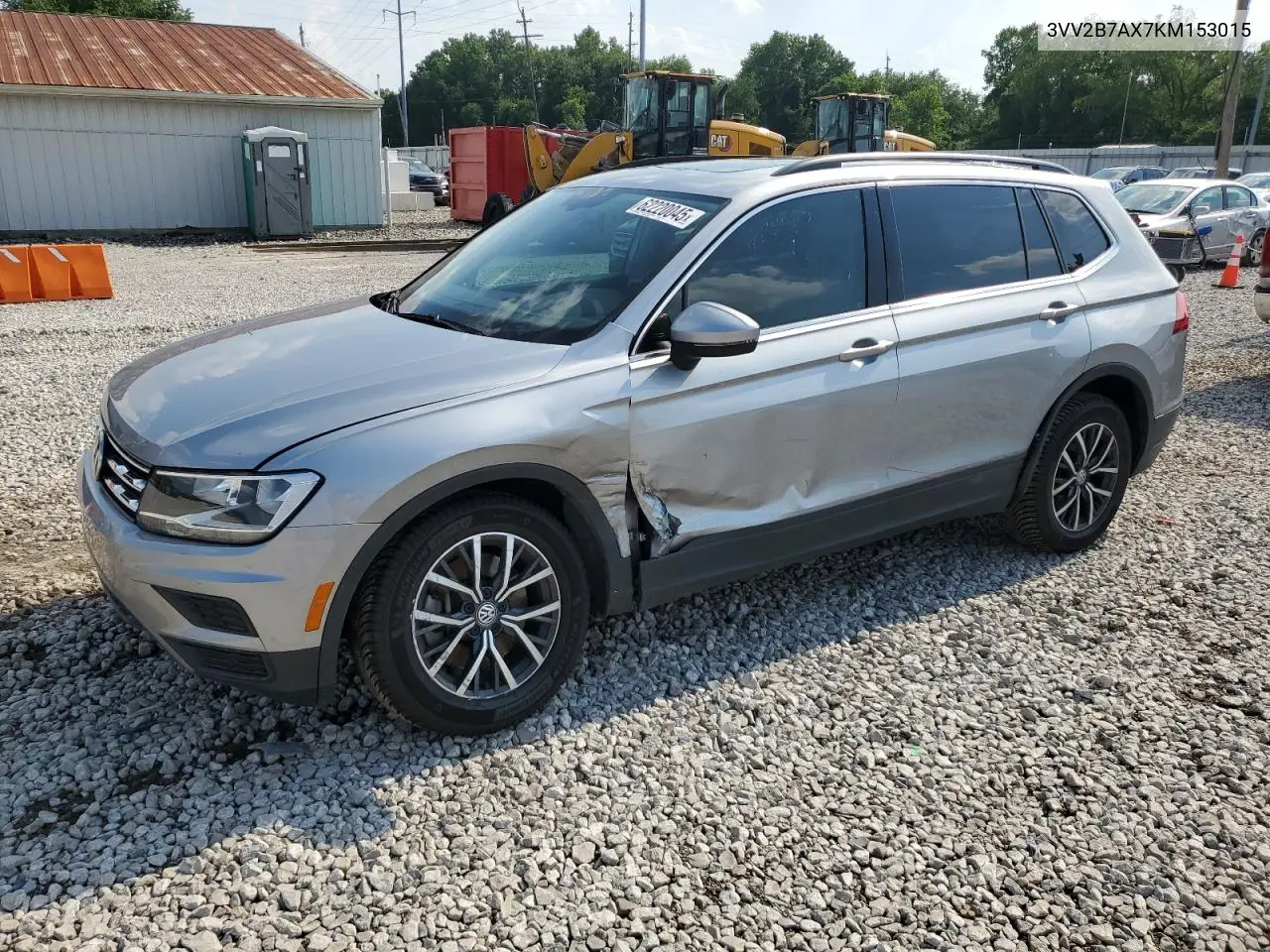 2019 Volkswagen Tiguan Se VIN: 3VV2B7AX7KM153015 Lot: 62220045