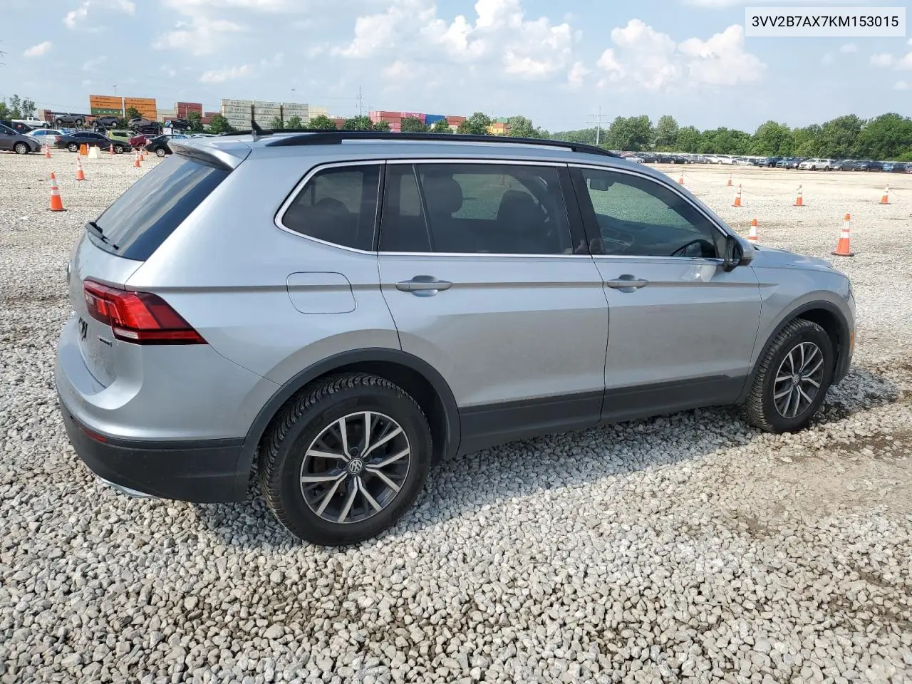 2019 Volkswagen Tiguan Se VIN: 3VV2B7AX7KM153015 Lot: 62220045