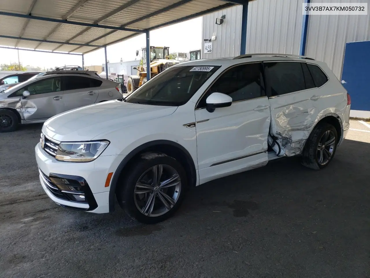 2019 Volkswagen Tiguan Se VIN: 3VV3B7AX7KM050732 Lot: 62780995