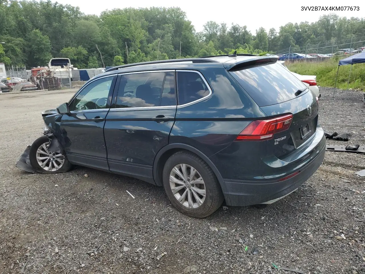 2019 Volkswagen Tiguan Se VIN: 3VV2B7AX4KM077673 Lot: 62952145