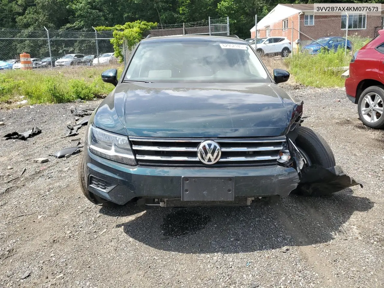 2019 Volkswagen Tiguan Se VIN: 3VV2B7AX4KM077673 Lot: 62952145