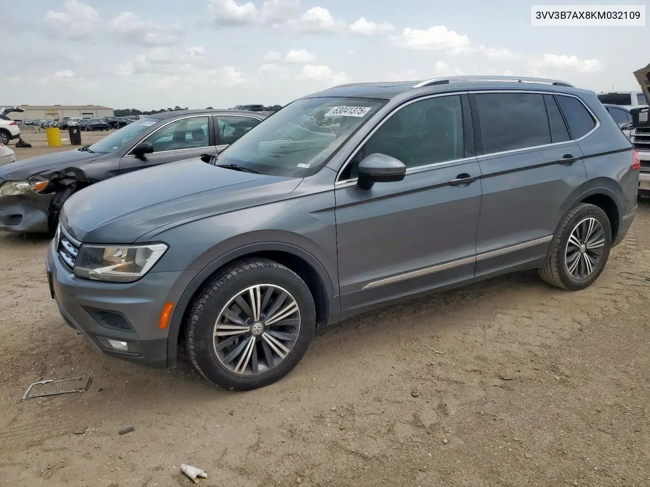 2019 Volkswagen Tiguan Se VIN: 3VV3B7AX8KM032109 Lot: 63041375