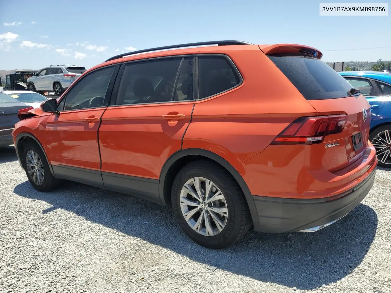 2019 Volkswagen Tiguan S VIN: 3VV1B7AX9KM098756 Lot: 63126755