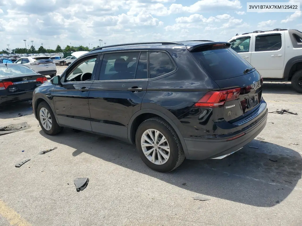 2019 Volkswagen Tiguan S VIN: 3VV1B7AX7KM125422 Lot: 63147355
