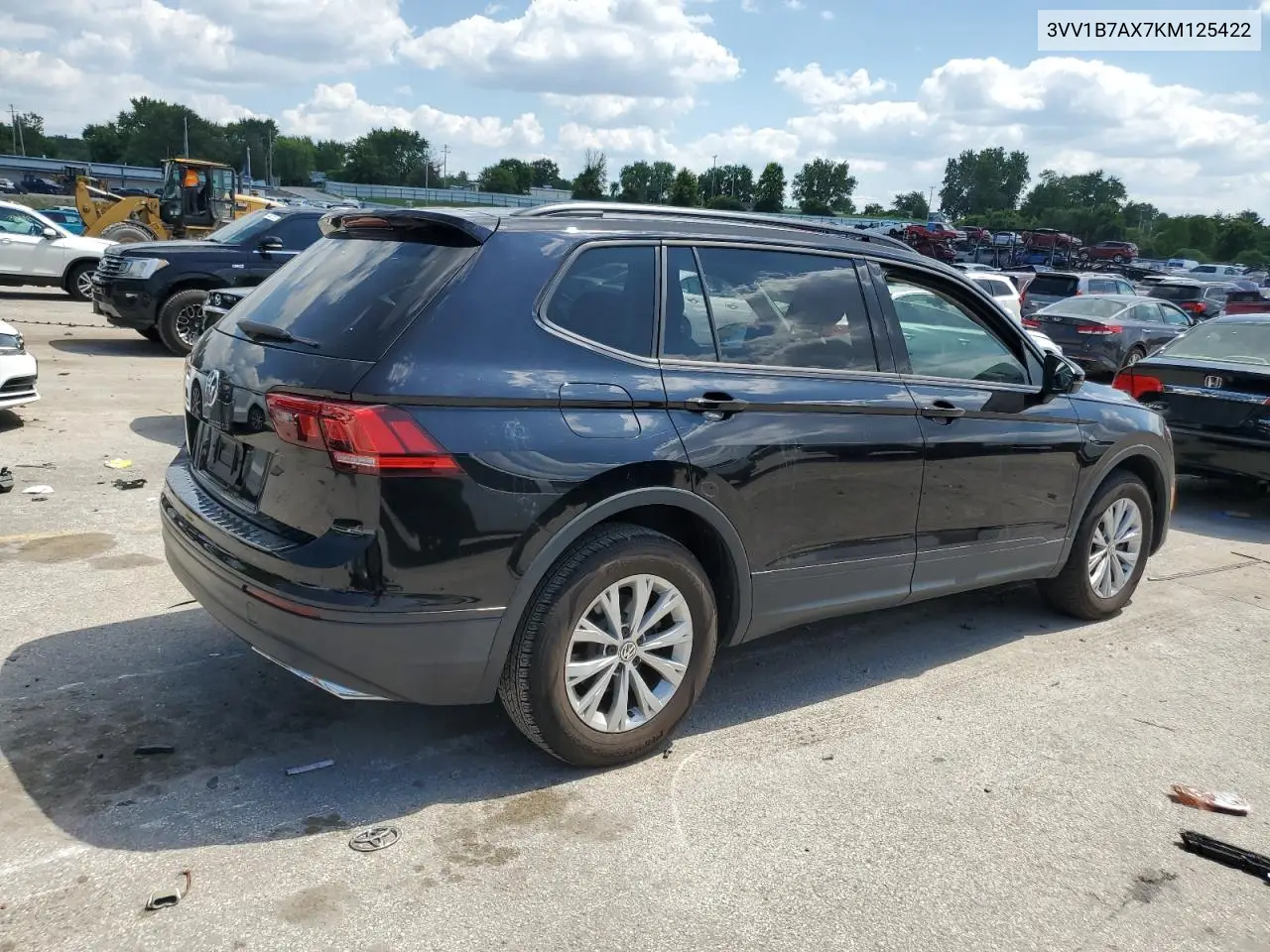 2019 Volkswagen Tiguan S VIN: 3VV1B7AX7KM125422 Lot: 63147355
