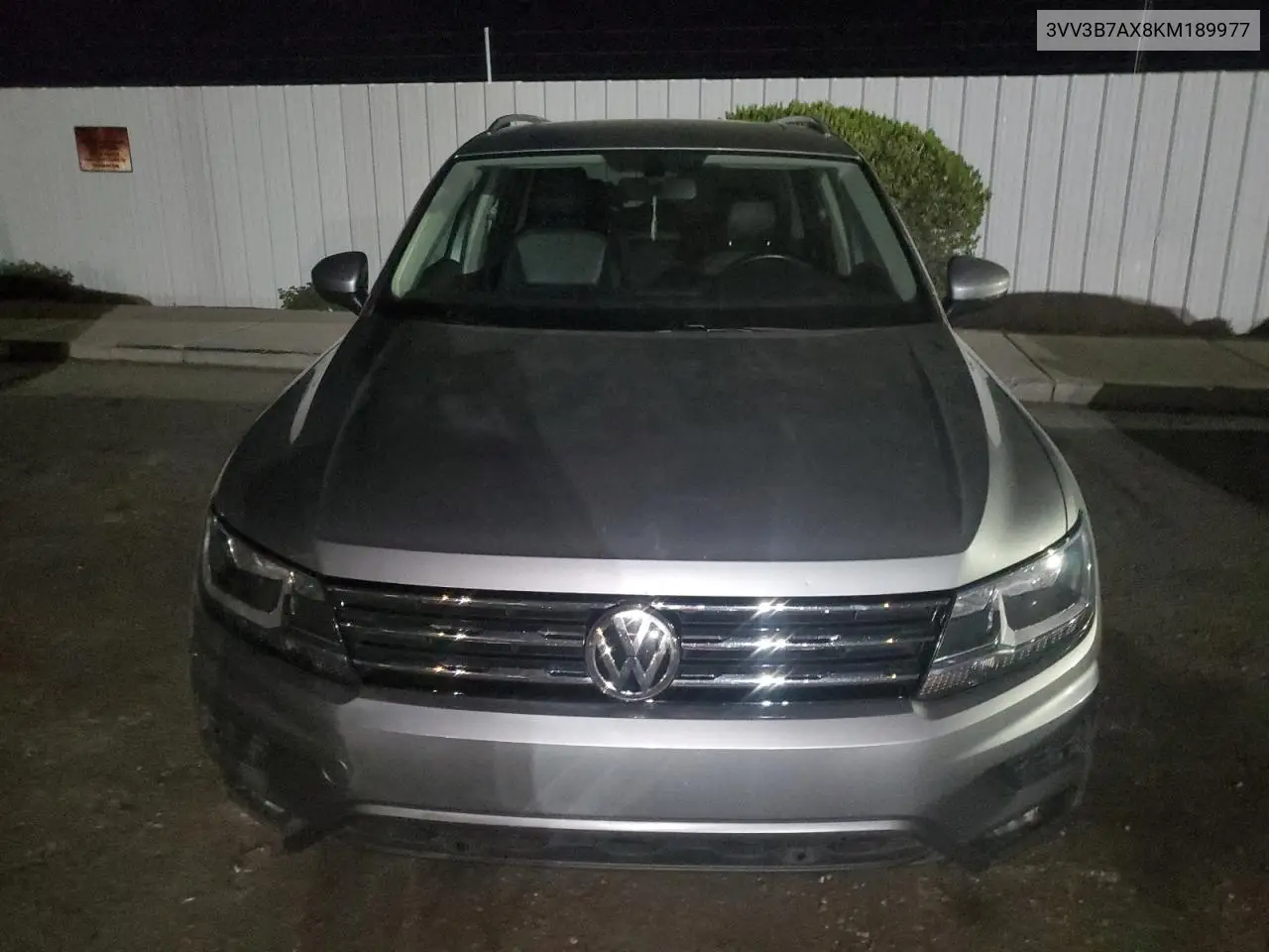 2019 Volkswagen Tiguan Se VIN: 3VV3B7AX8KM189977 Lot: 63150935