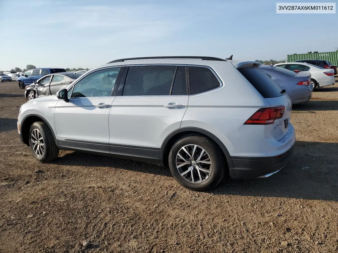 2019 Volkswagen Tiguan Se VIN: 3VV2B7AX6KM011612 Lot: 63305685