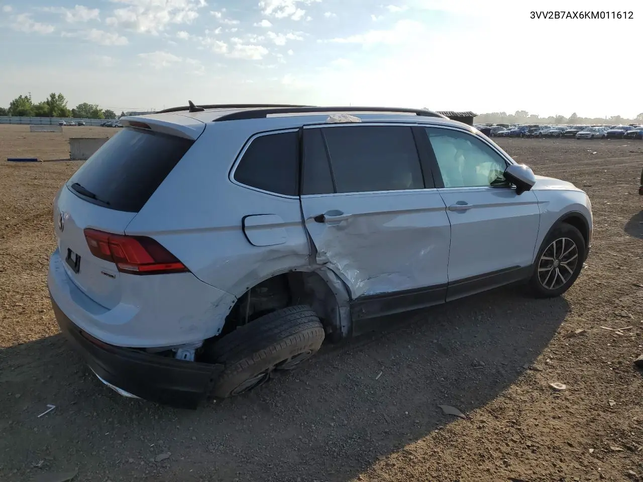 2019 Volkswagen Tiguan Se VIN: 3VV2B7AX6KM011612 Lot: 63305685