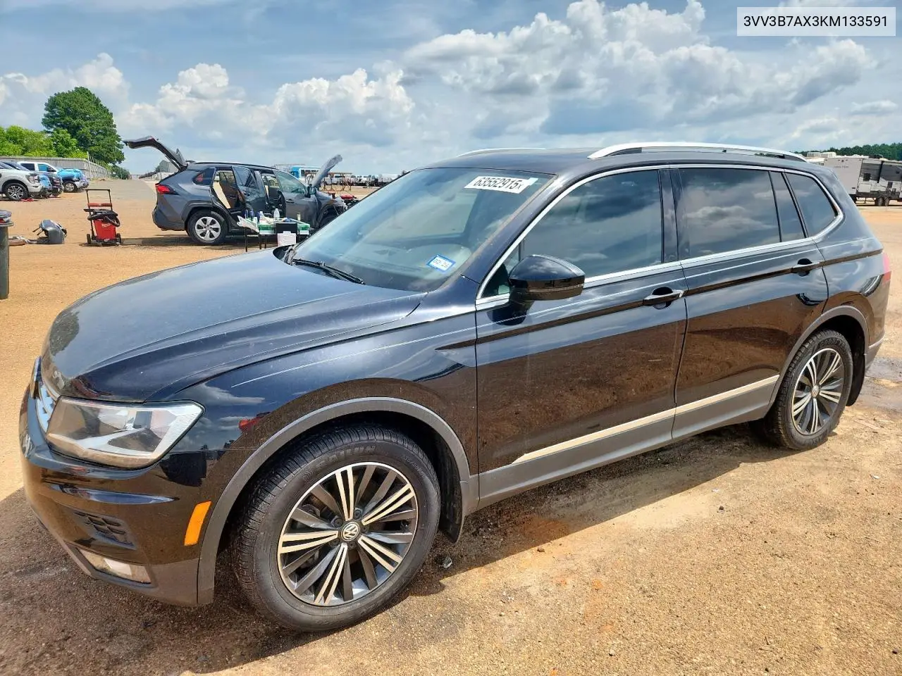 2019 Volkswagen Tiguan Se VIN: 3VV3B7AX3KM133591 Lot: 63552915