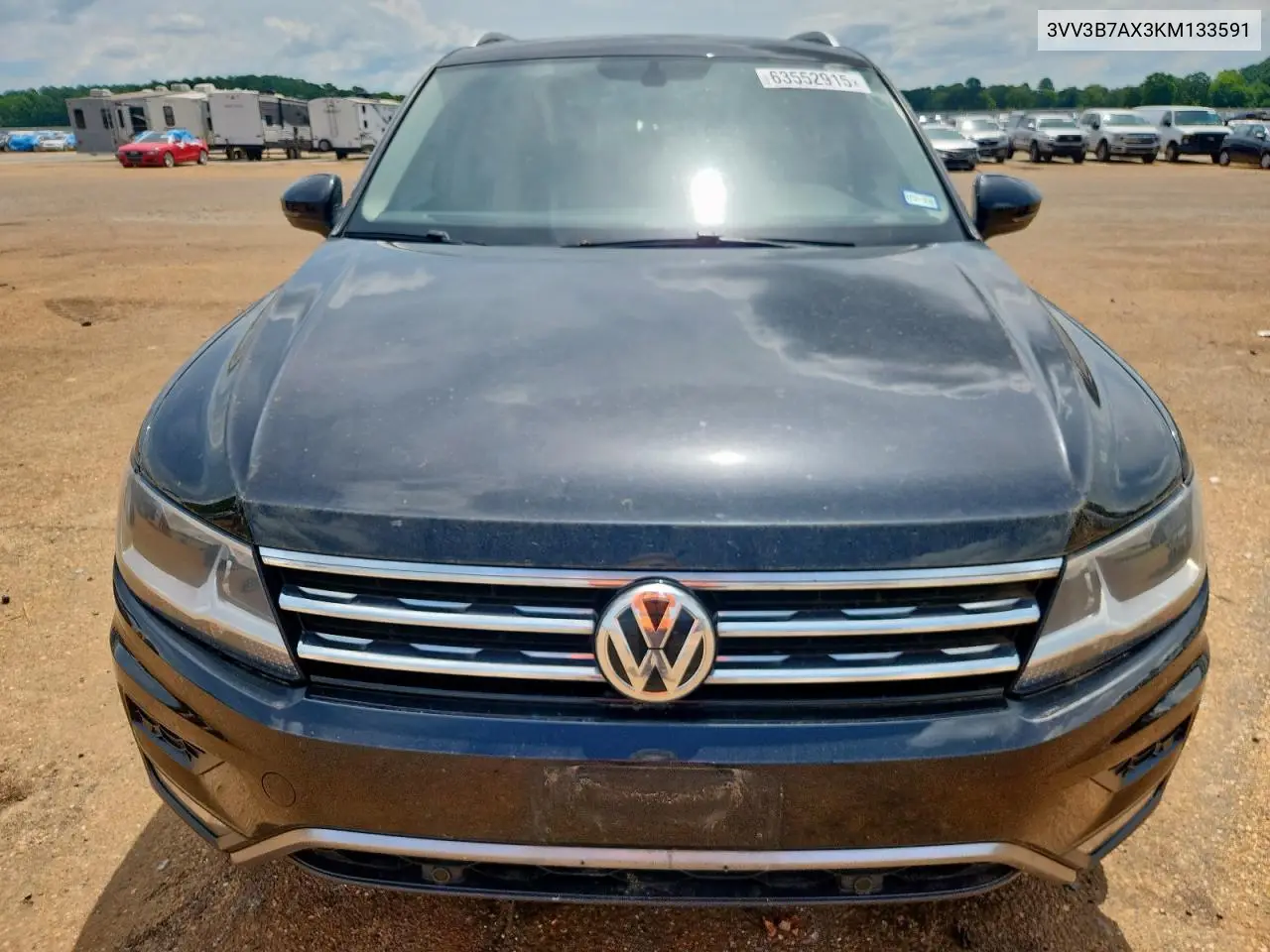 2019 Volkswagen Tiguan Se VIN: 3VV3B7AX3KM133591 Lot: 63552915