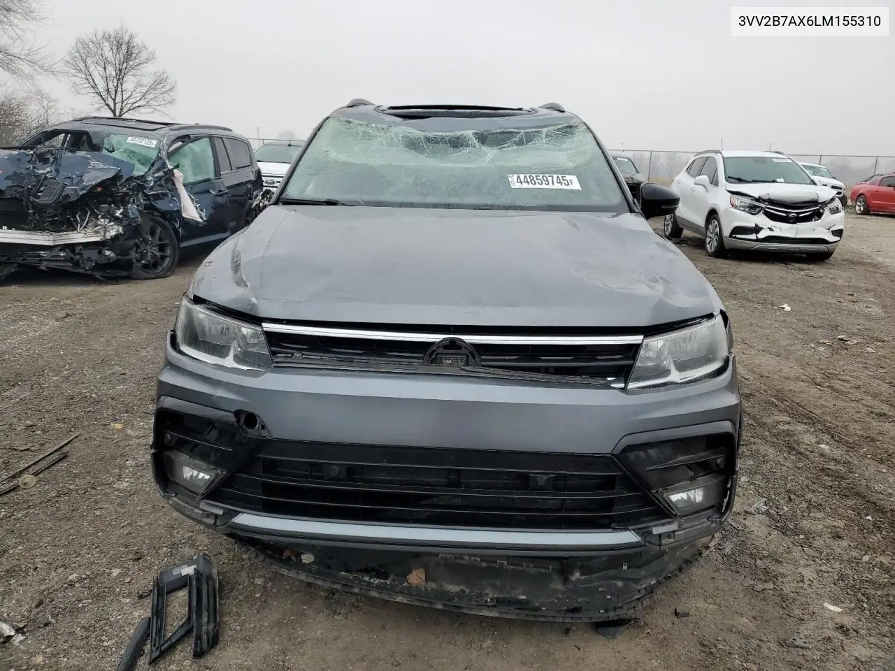 2020 Volkswagen Tiguan Se VIN: 3VV2B7AX6LM155310 Lot: 44859745