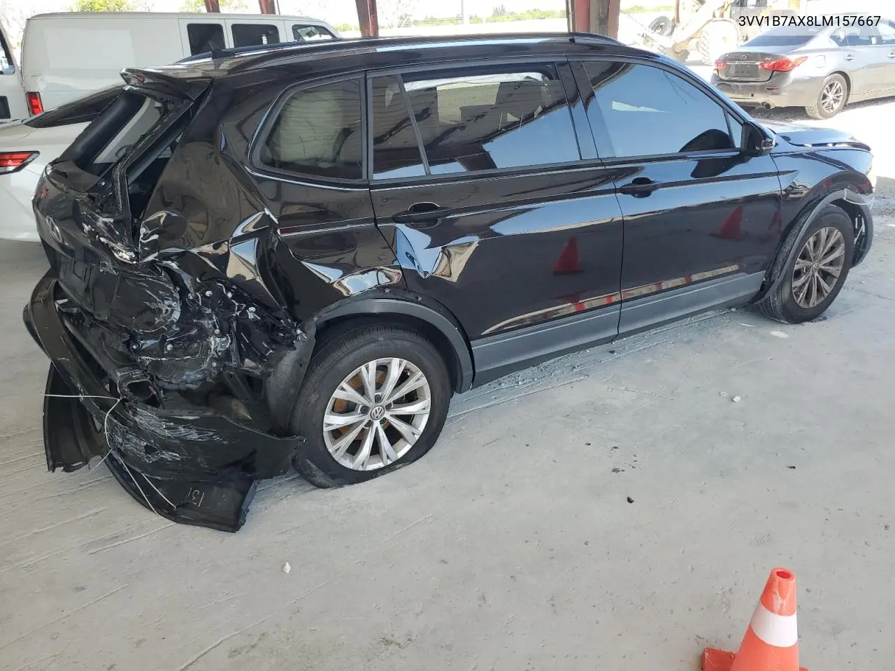 2020 Volkswagen Tiguan S VIN: 3VV1B7AX8LM157667 Lot: 56722935