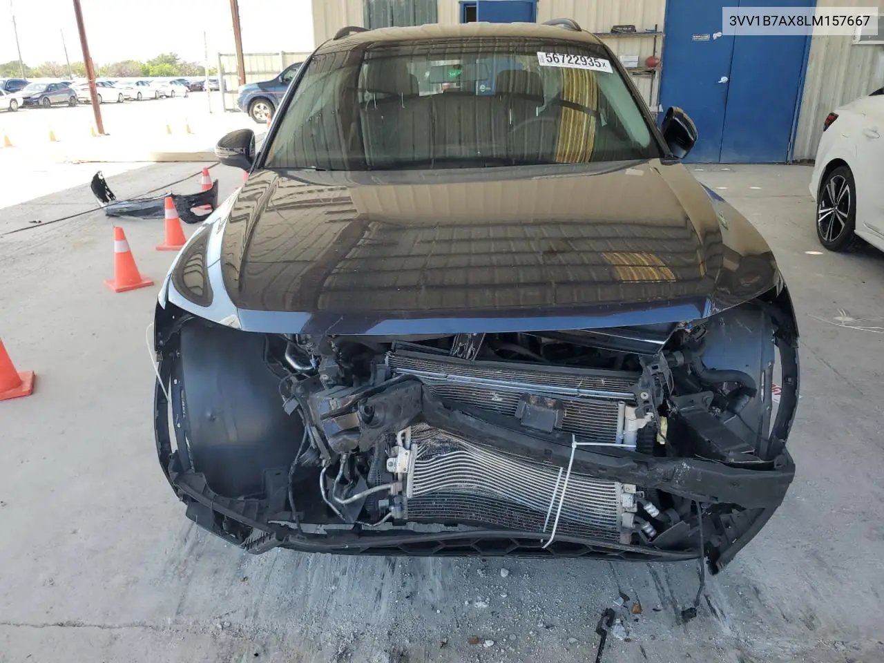 2020 Volkswagen Tiguan S VIN: 3VV1B7AX8LM157667 Lot: 56722935