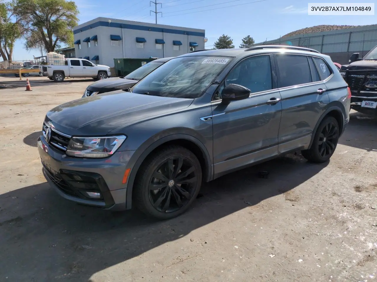 2020 Volkswagen Tiguan Se VIN: 3VV2B7AX7LM104849 Lot: 56928485