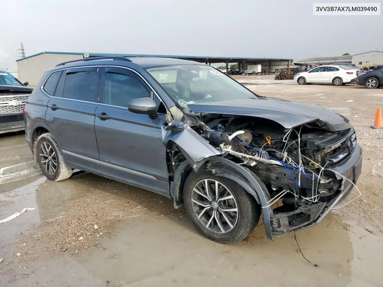 2020 Volkswagen Tiguan Se VIN: 3VV3B7AX7LM039490 Lot: 62946485