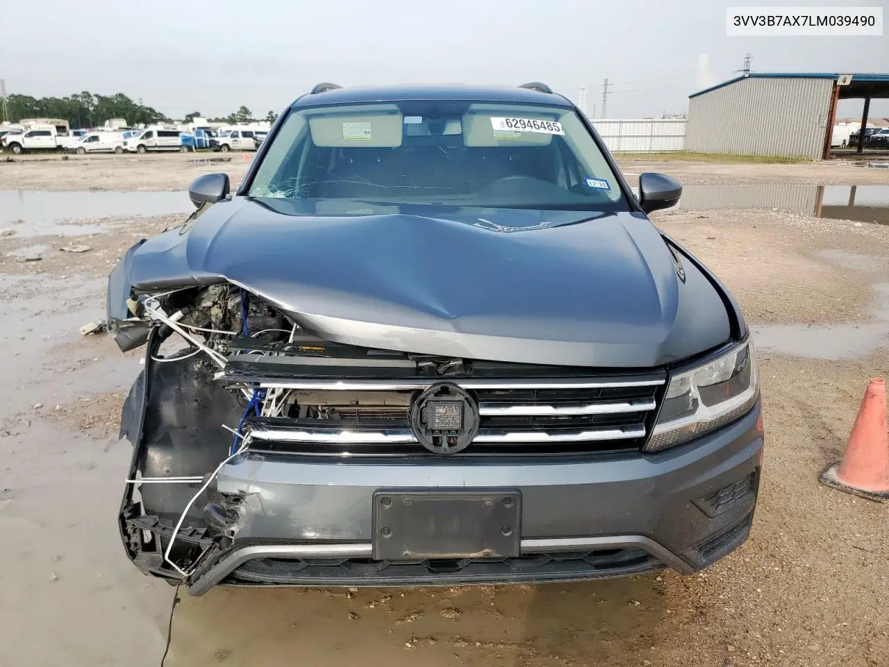 2020 Volkswagen Tiguan Se VIN: 3VV3B7AX7LM039490 Lot: 62946485