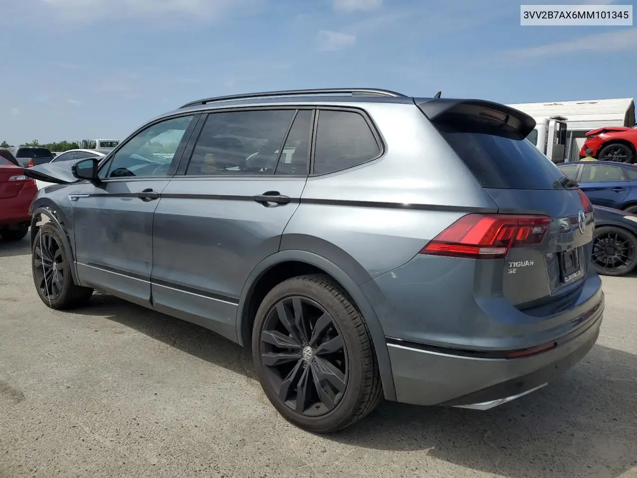 2021 Volkswagen Tiguan Se VIN: 3VV2B7AX6MM101345 Lot: 53089615
