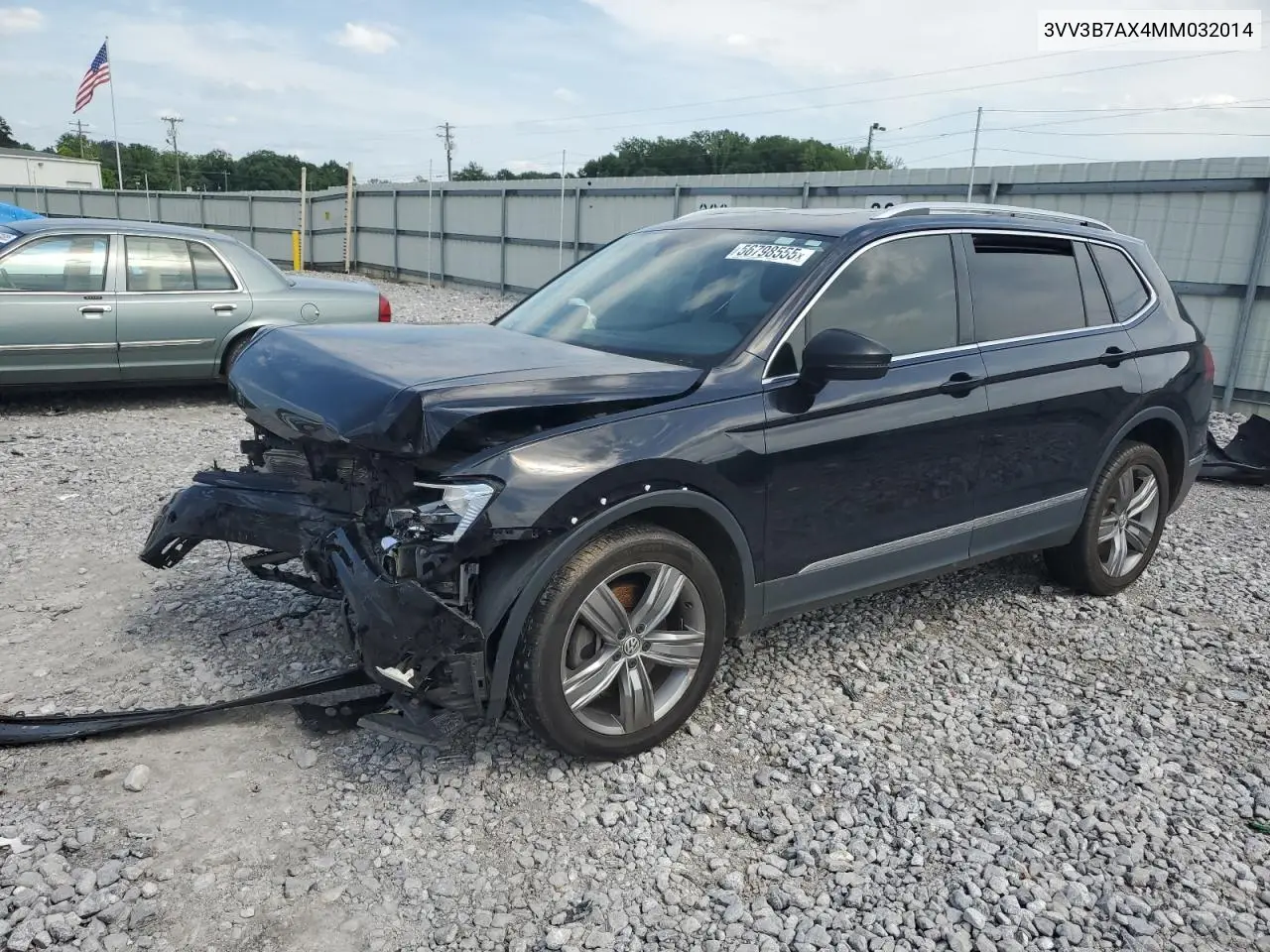 2021 Volkswagen Tiguan Se VIN: 3VV3B7AX4MM032014 Lot: 56798555