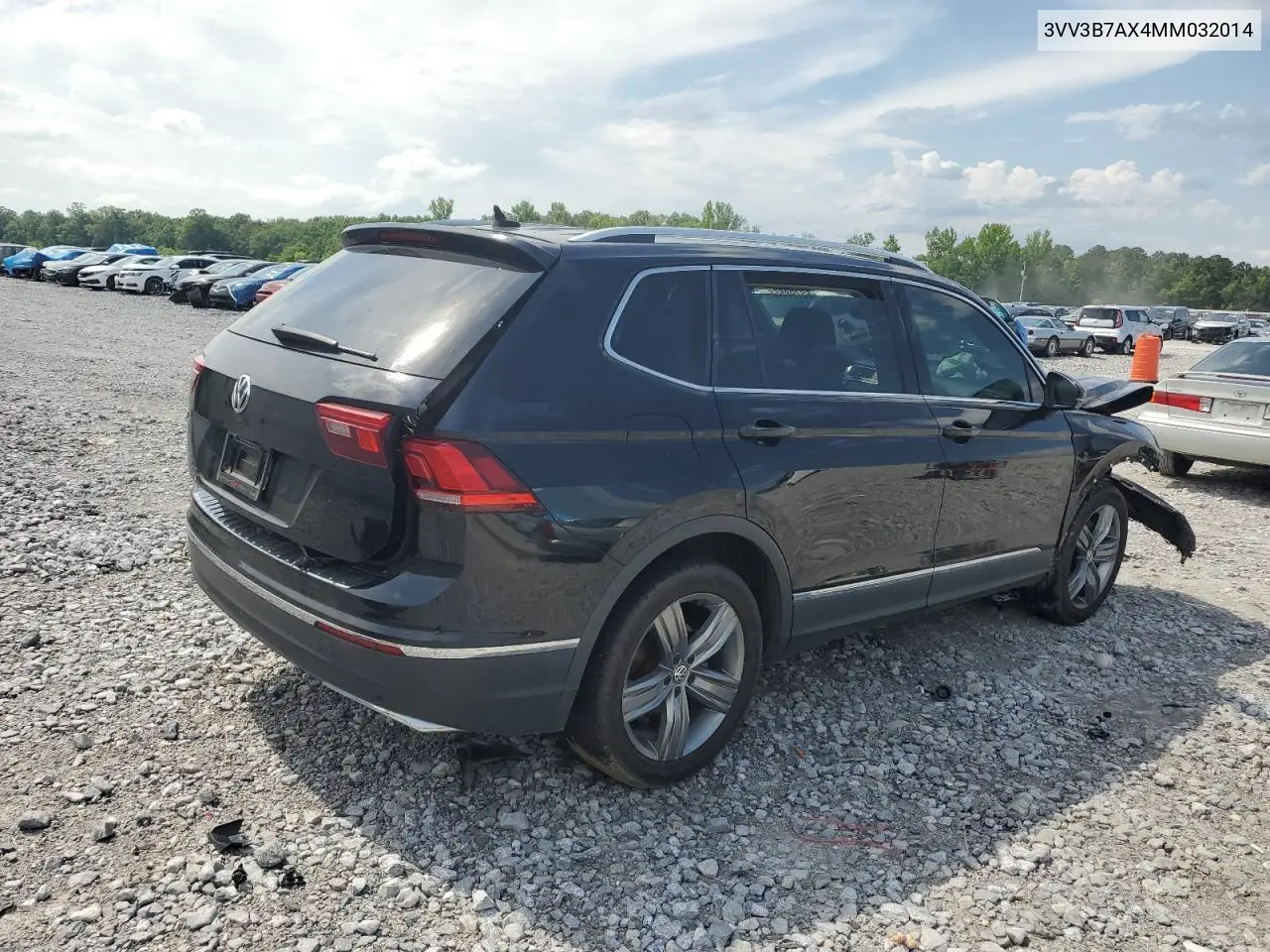 2021 Volkswagen Tiguan Se VIN: 3VV3B7AX4MM032014 Lot: 56798555