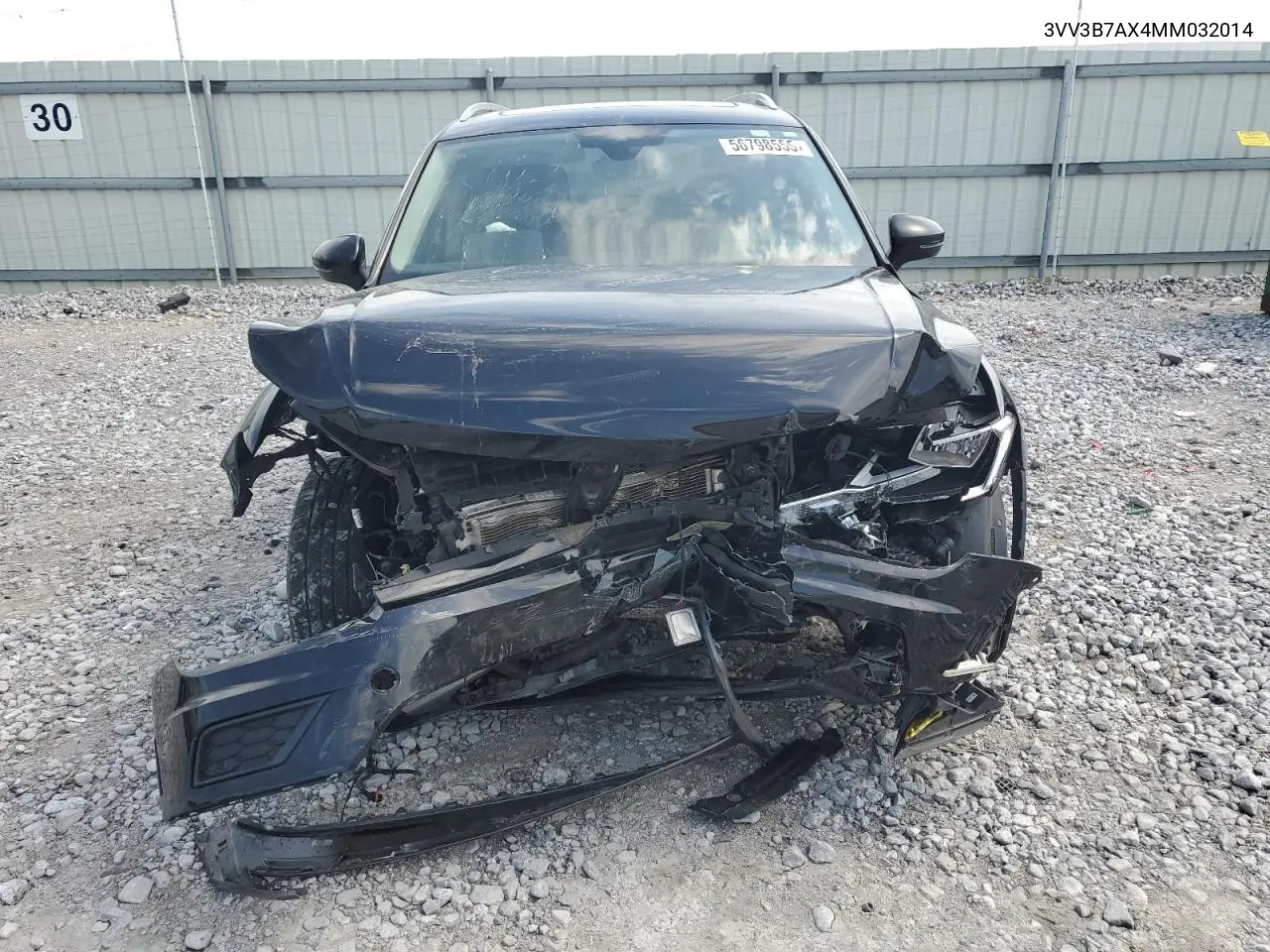 2021 Volkswagen Tiguan Se VIN: 3VV3B7AX4MM032014 Lot: 56798555