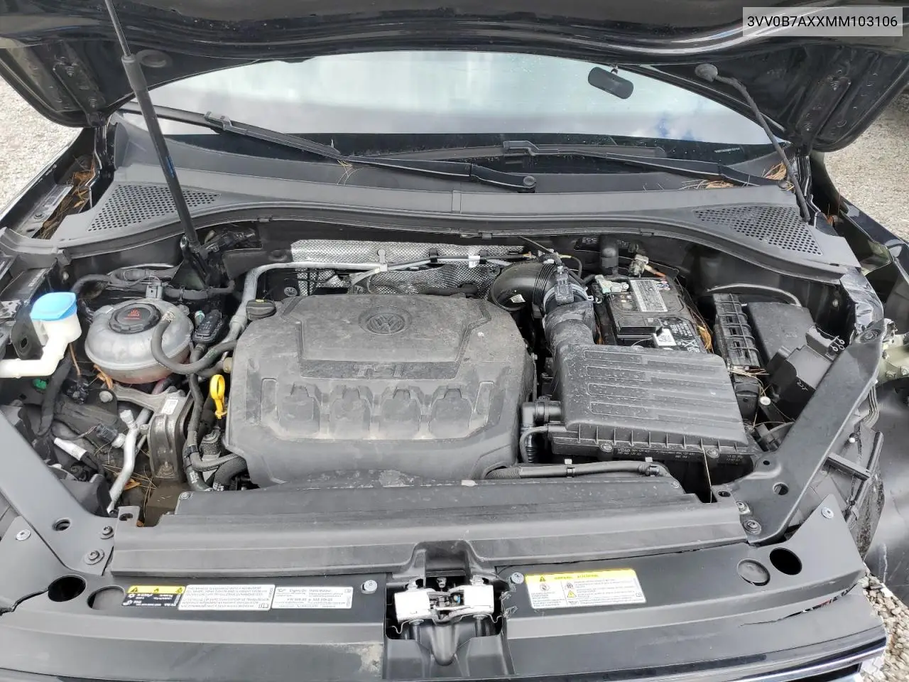 2021 Volkswagen Tiguan S VIN: 3VV0B7AXXMM103106 Lot: 56931555