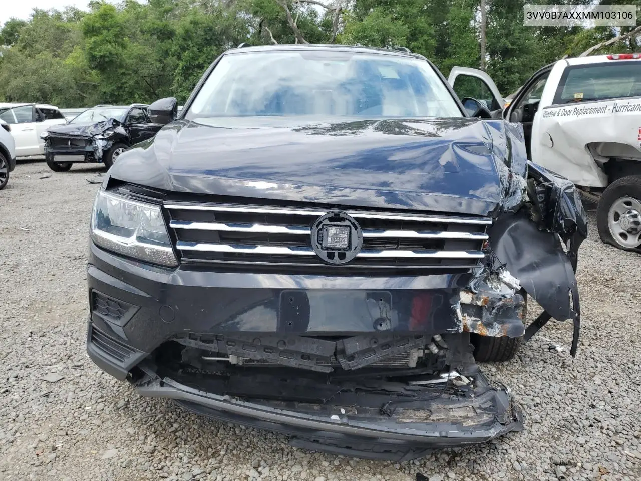 2021 Volkswagen Tiguan S VIN: 3VV0B7AXXMM103106 Lot: 56931555