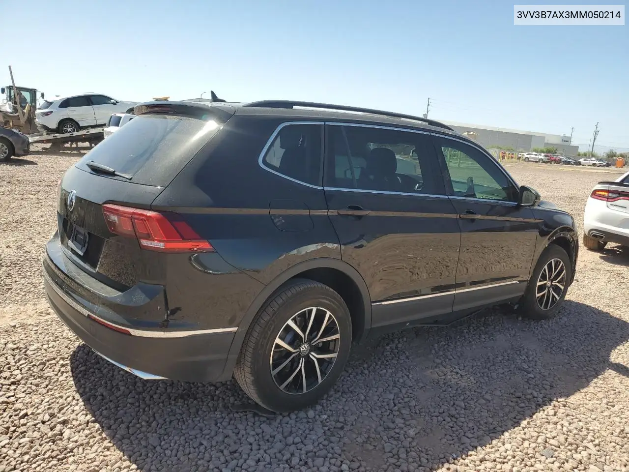2021 Volkswagen Tiguan Se VIN: 3VV3B7AX3MM050214 Lot: 56981045