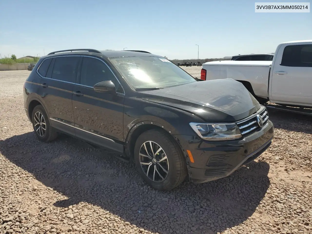 2021 Volkswagen Tiguan Se VIN: 3VV3B7AX3MM050214 Lot: 56981045
