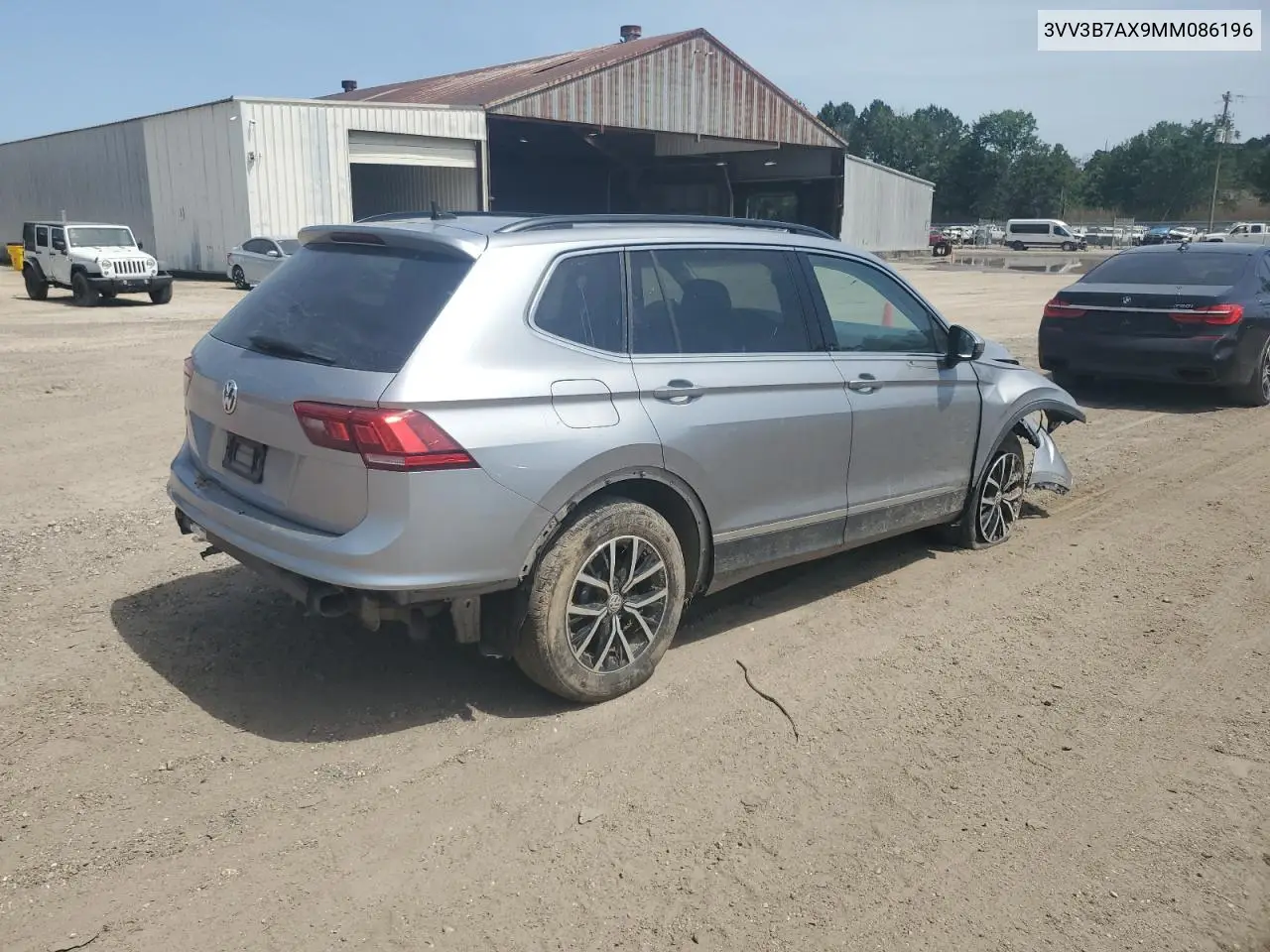 2021 Volkswagen Tiguan Se VIN: 3VV3B7AX9MM086196 Lot: 56989655