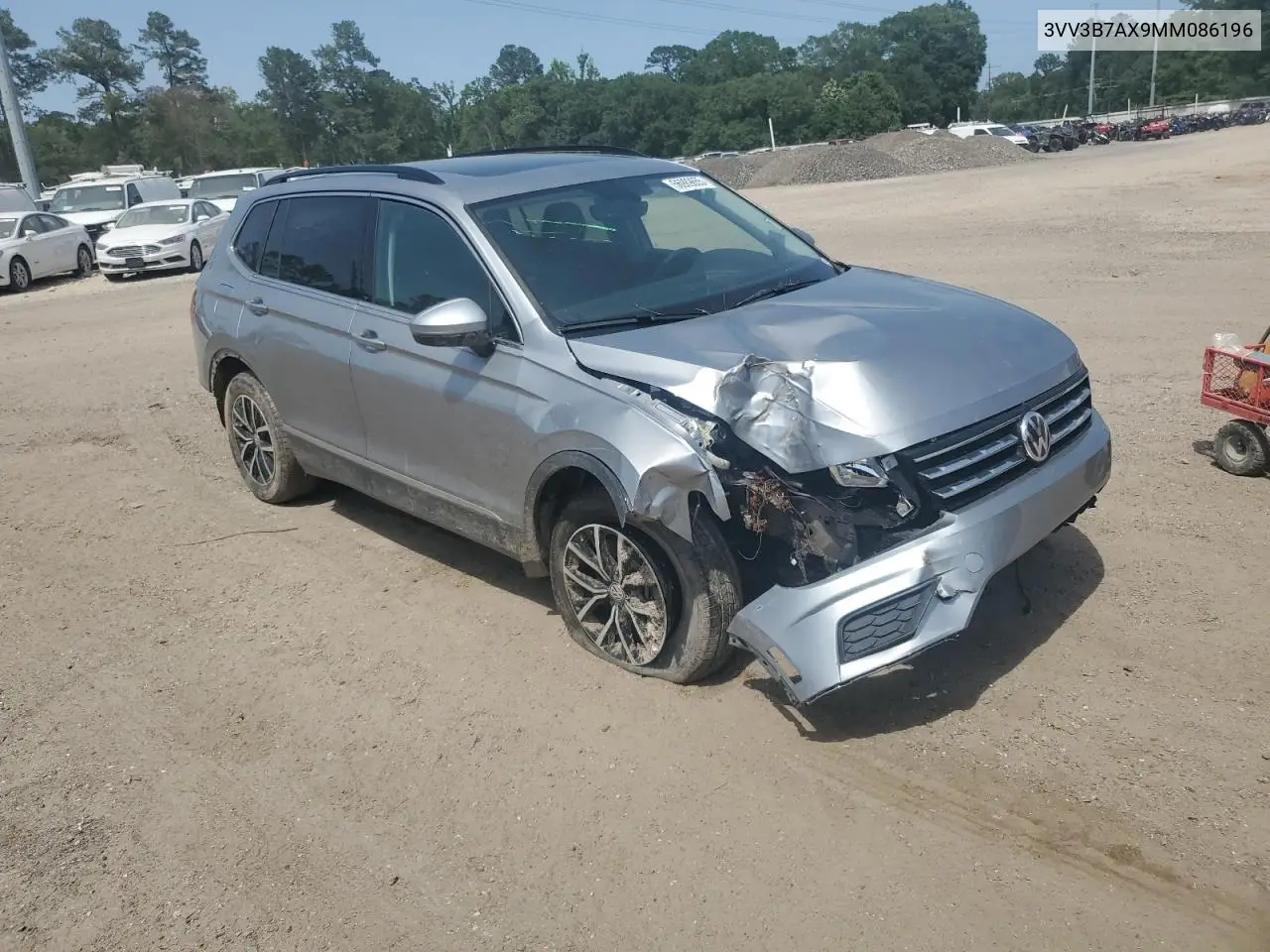 2021 Volkswagen Tiguan Se VIN: 3VV3B7AX9MM086196 Lot: 56989655