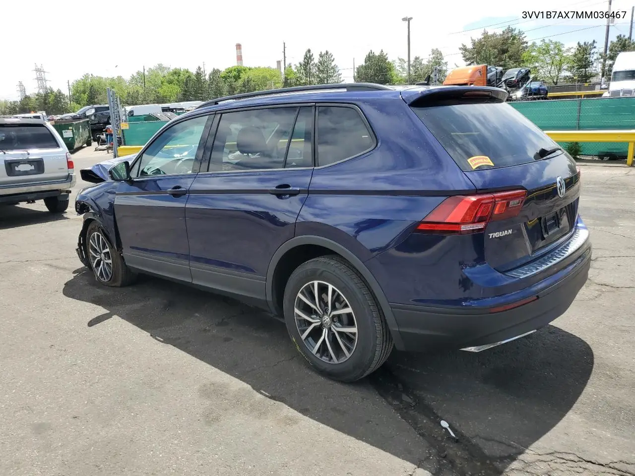 2021 Volkswagen Tiguan S VIN: 3VV1B7AX7MM036467 Lot: 56992555