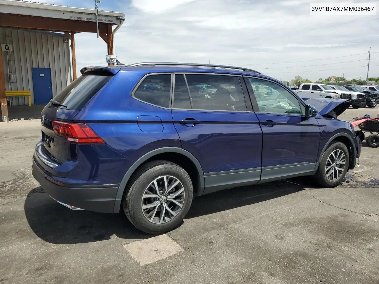 2021 Volkswagen Tiguan S VIN: 3VV1B7AX7MM036467 Lot: 56992555