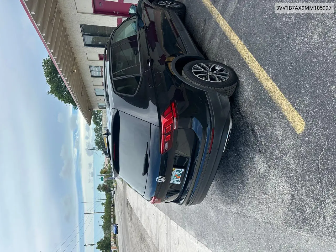 2021 Volkswagen Tiguan S VIN: 3VV1B7AX9MM105997 Lot: 57079115