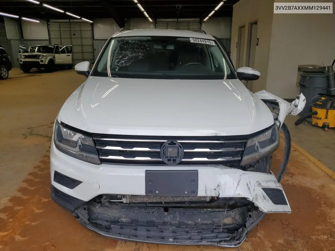 2021 Volkswagen Tiguan Se VIN: 3VV2B7AXXMM129441 Lot: 58244915