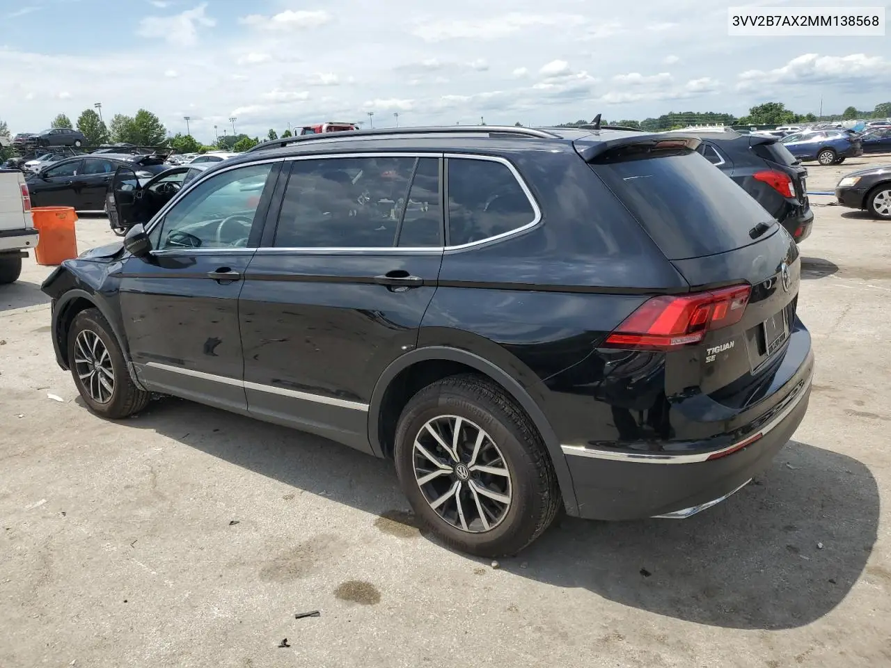 2021 Volkswagen Tiguan Se VIN: 3VV2B7AX2MM138568 Lot: 61301115
