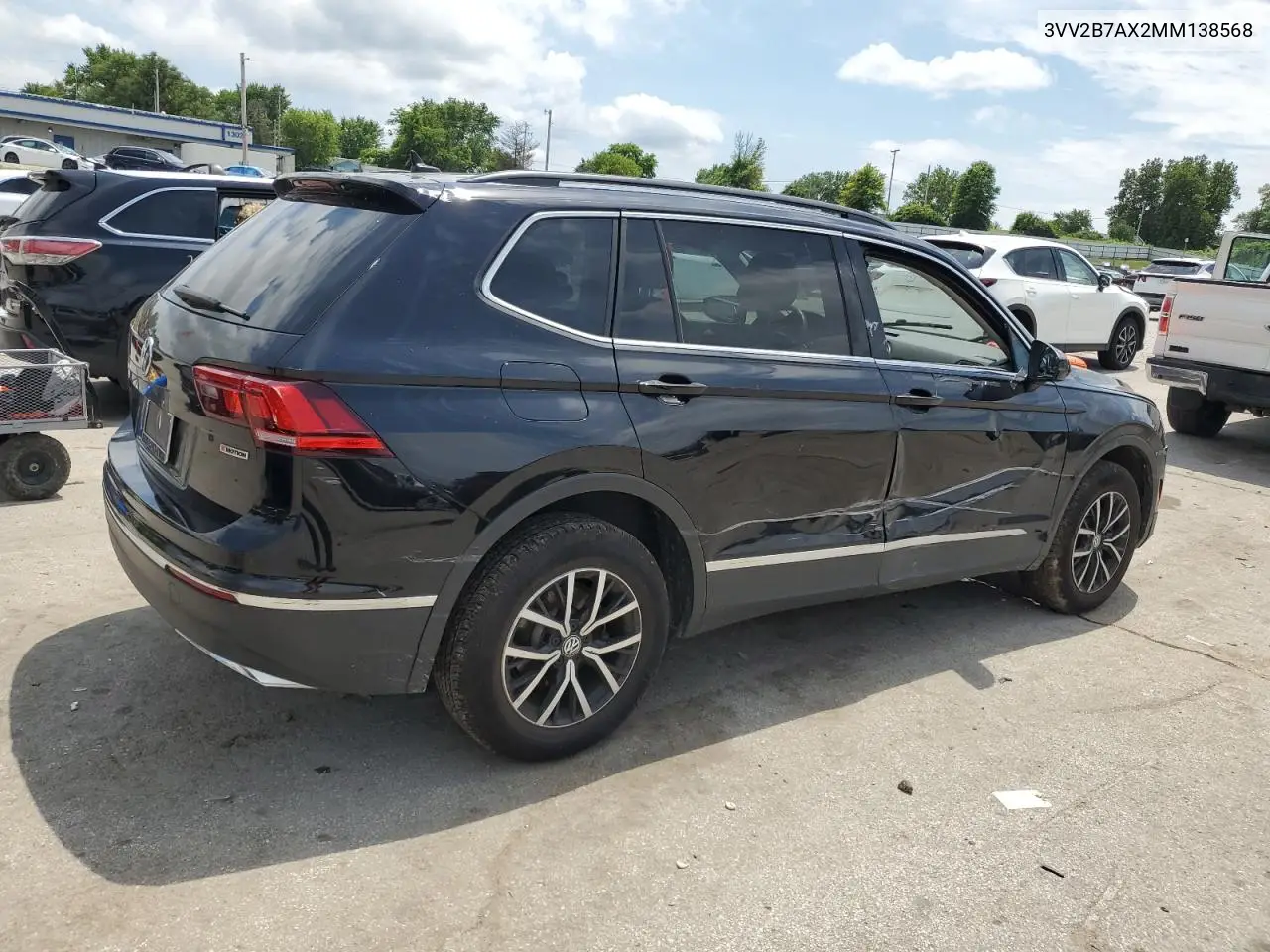 2021 Volkswagen Tiguan Se VIN: 3VV2B7AX2MM138568 Lot: 61301115