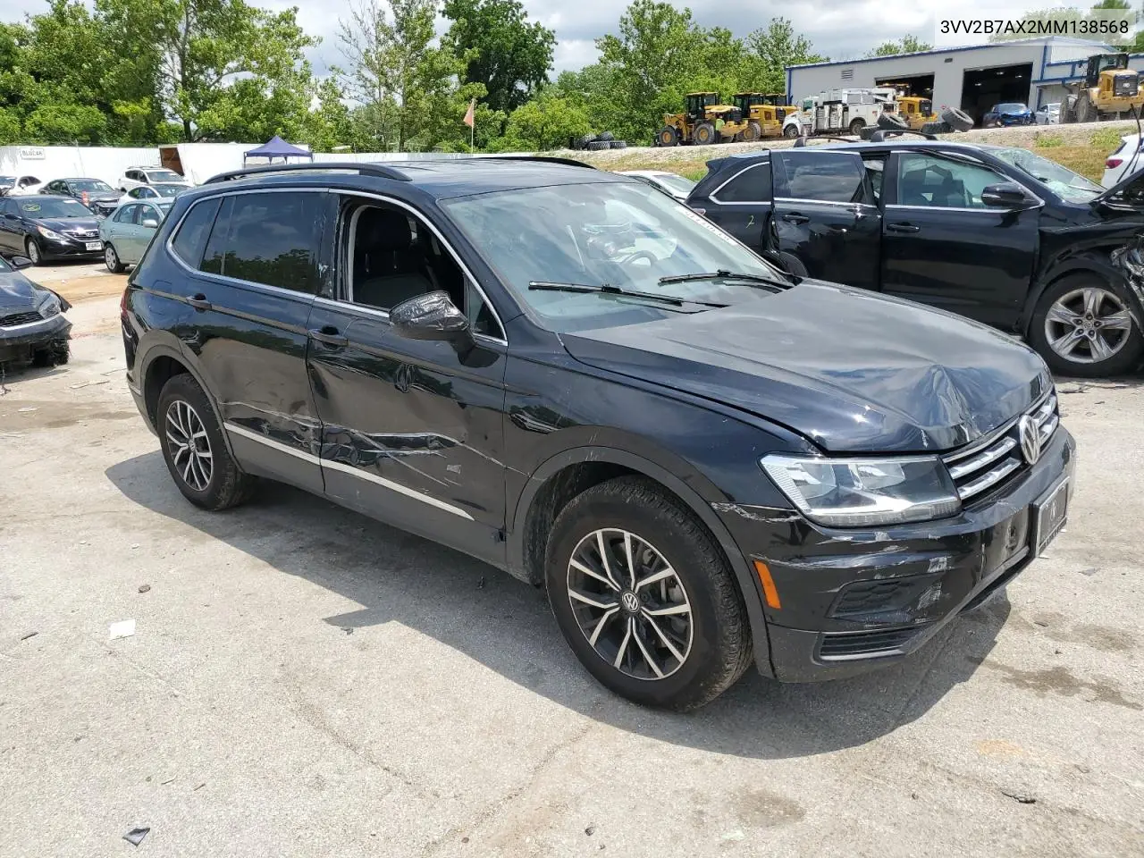 2021 Volkswagen Tiguan Se VIN: 3VV2B7AX2MM138568 Lot: 61301115