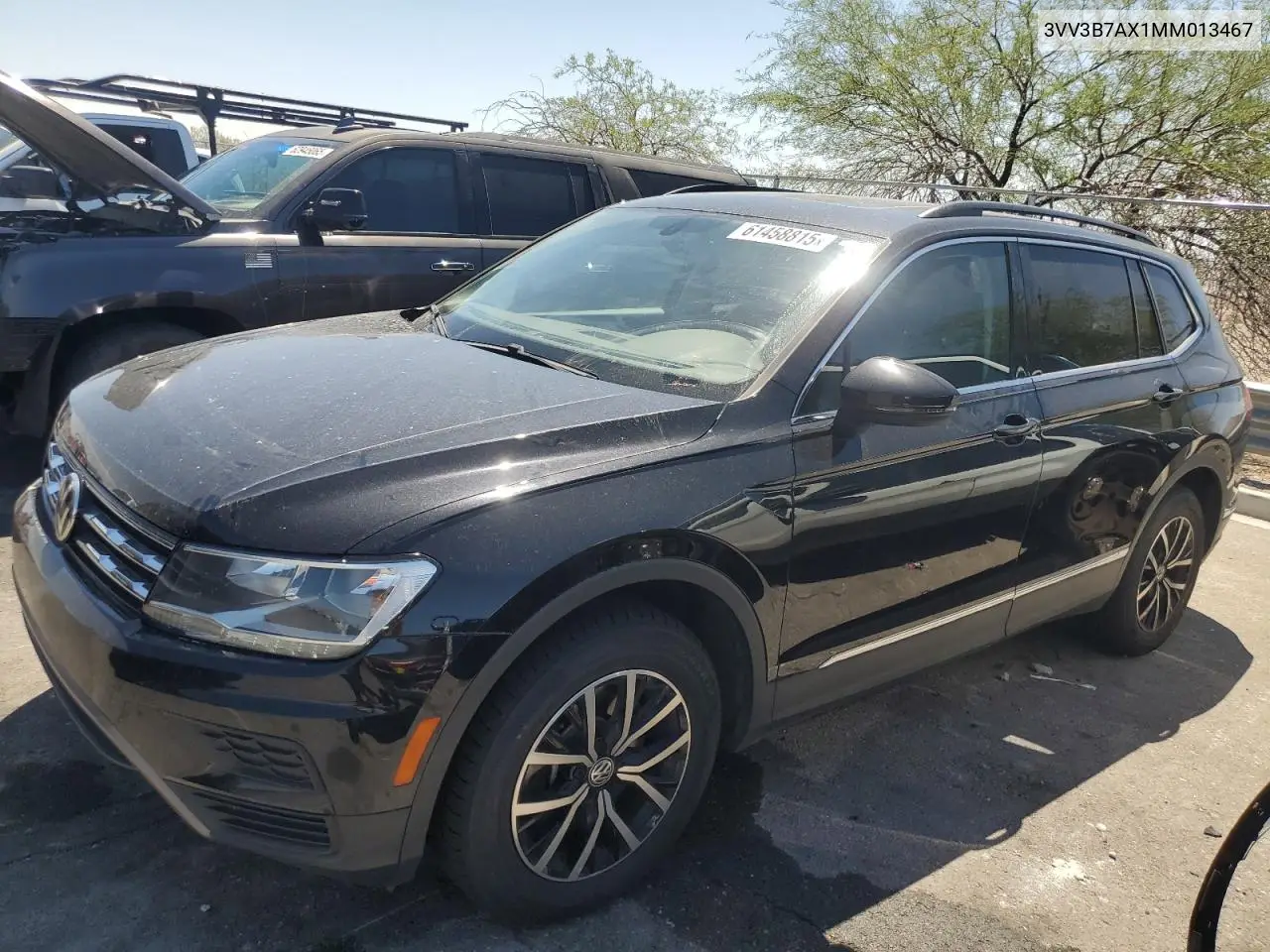 2021 Volkswagen Tiguan Se VIN: 3VV3B7AX1MM013467 Lot: 61458815