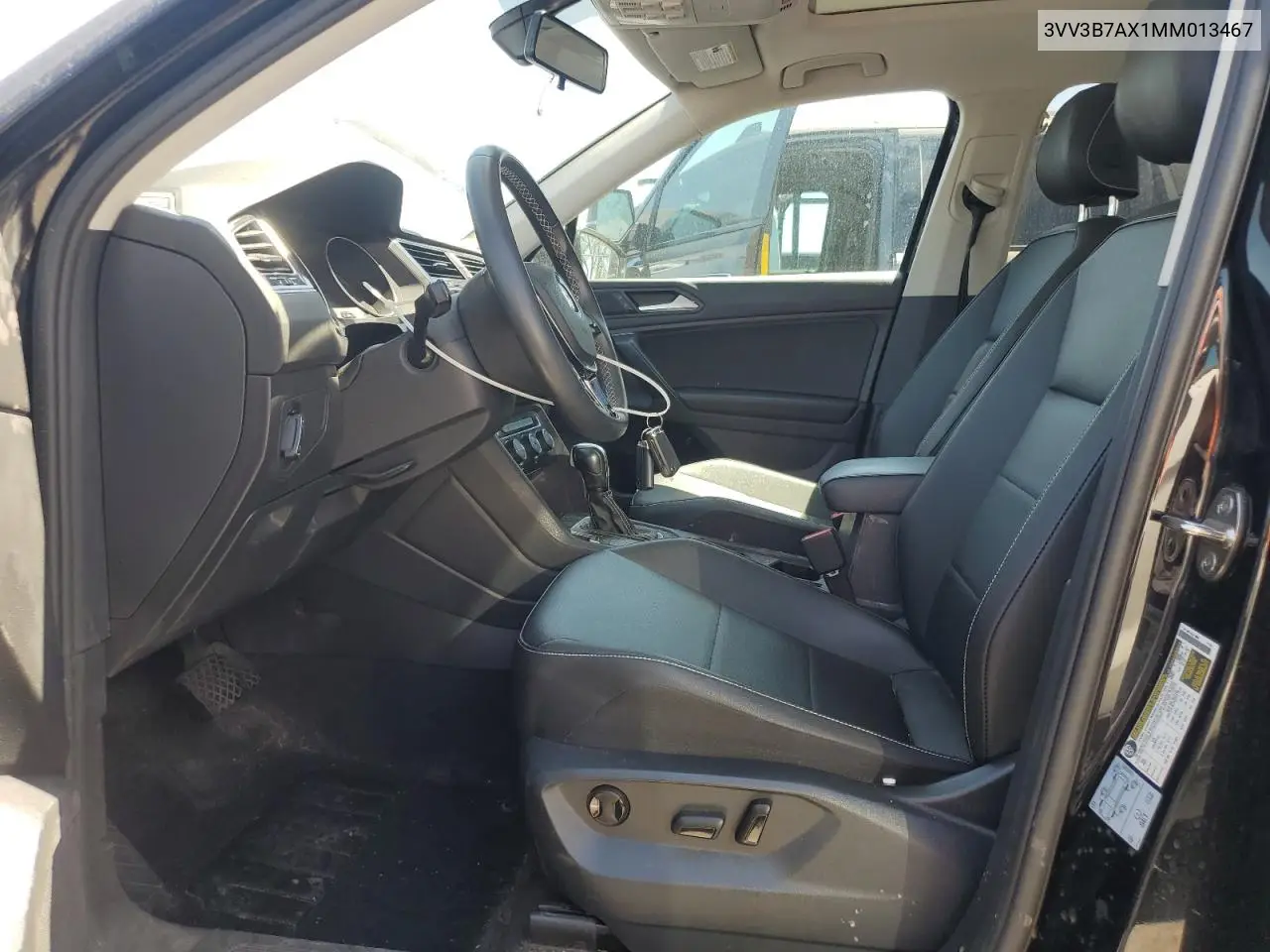 2021 Volkswagen Tiguan Se VIN: 3VV3B7AX1MM013467 Lot: 61458815