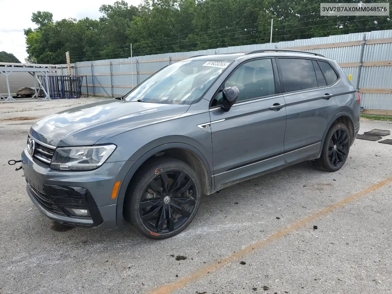 2021 Volkswagen Tiguan Se VIN: 3VV2B7AX0MM048576 Lot: 61923265