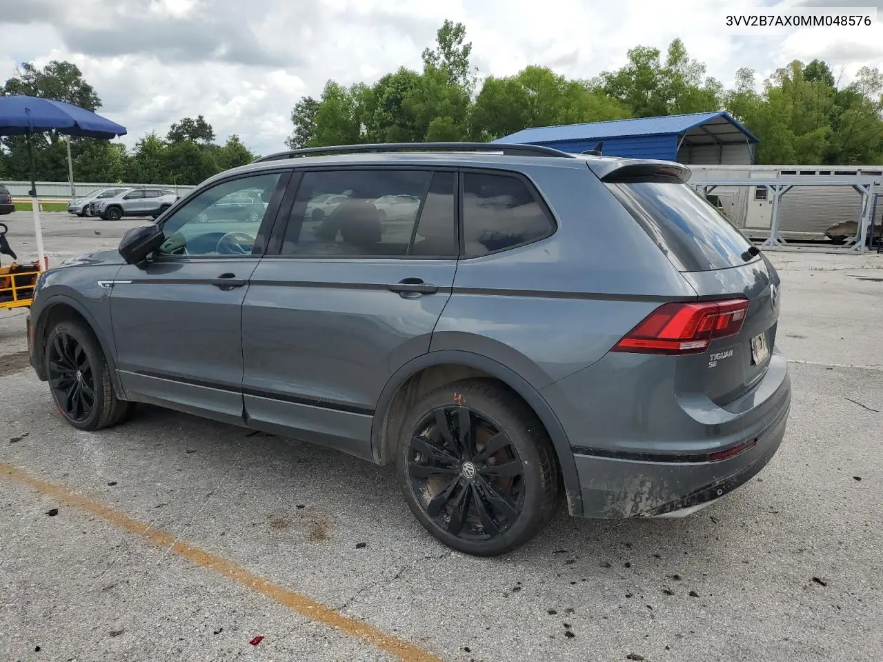 2021 Volkswagen Tiguan Se VIN: 3VV2B7AX0MM048576 Lot: 61923265