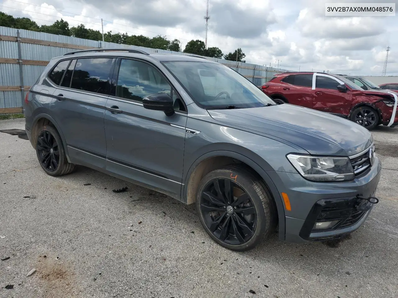 2021 Volkswagen Tiguan Se VIN: 3VV2B7AX0MM048576 Lot: 61923265